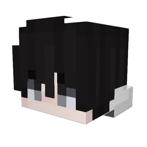 LG_kuper Minecraft avatar head, 3D render