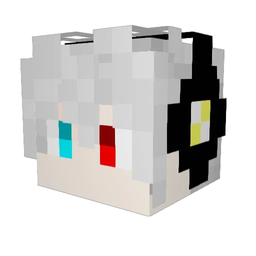 LGamez172 Minecraft avatar head, 3D render