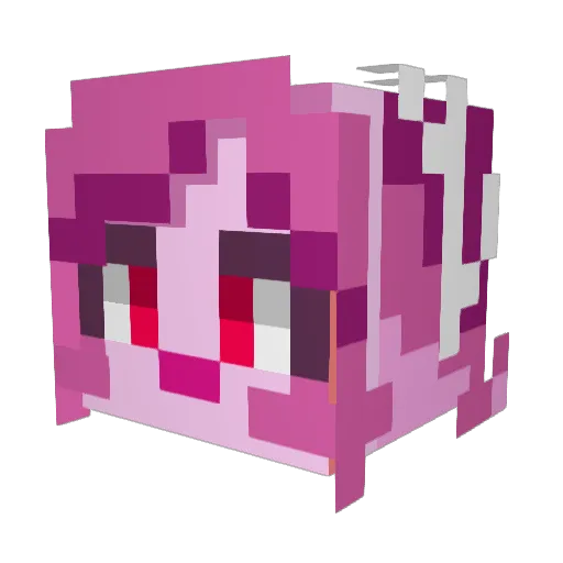 LGato04 Minecraft avatar head, 3D render