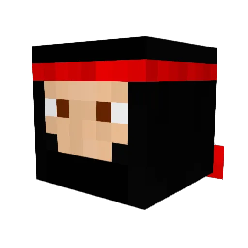 LGiEaklyHS Minecraft avatar head, 3D render