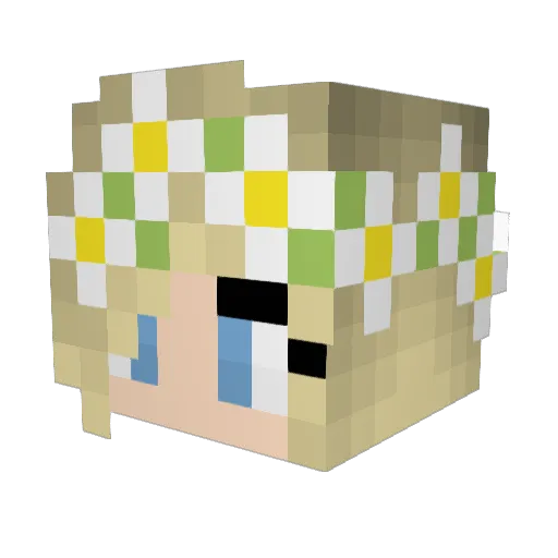 LGrace2003 Minecraft avatar head, 3D render