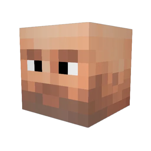 LHFCharon Minecraft avatar head, 3D render