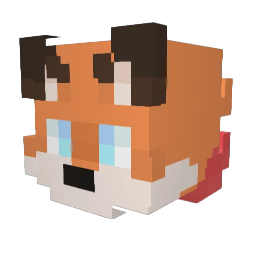 LHP2010 Minecraft avatar head, 3D render