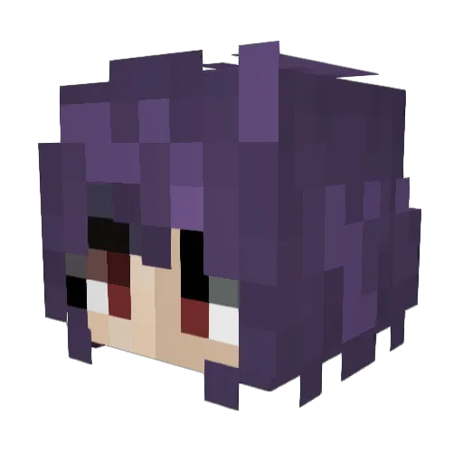 LHPN Minecraft avatar head, 3D render
