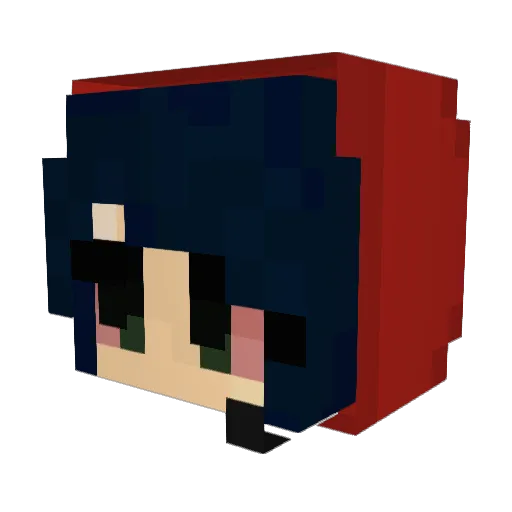 LHP_Paffington Minecraft avatar head, 3D render
