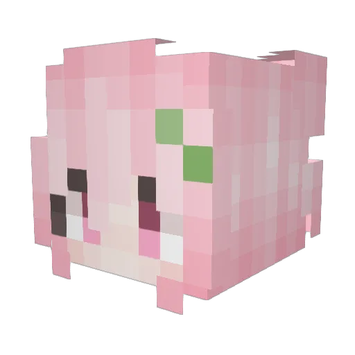 LHRbusys Minecraft avatar head, 3D render