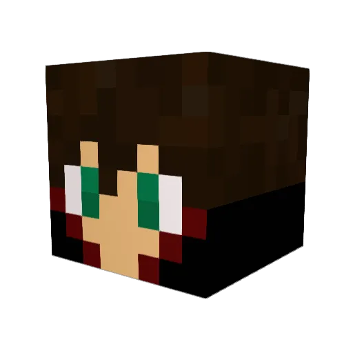 LHaydes Minecraft avatar head, 3D render