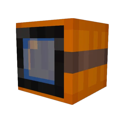 LHipoduPC Minecraft avatar head, 3D render