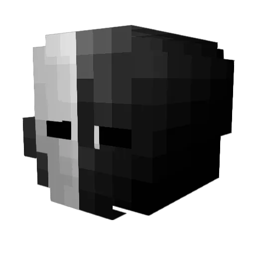 LI0NC1ST Minecraft avatar head, 3D render