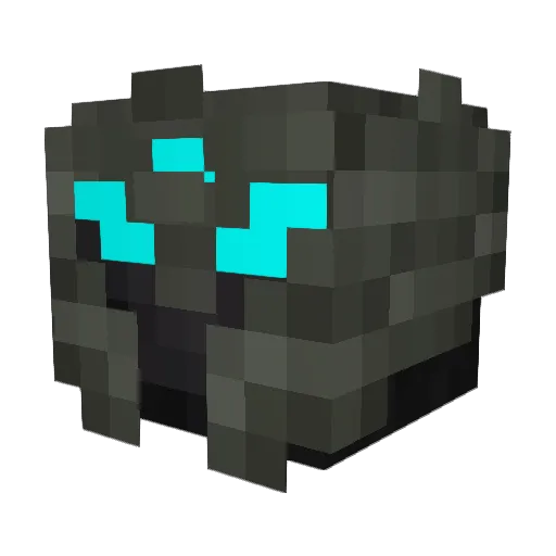 LICHKING644 Minecraft avatar head, 3D render