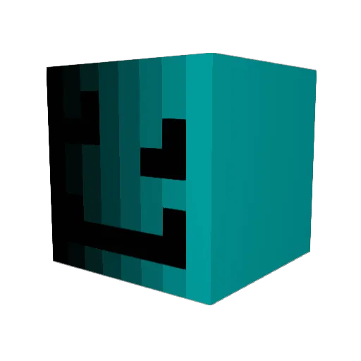 LIEXRO Minecraft avatar head, 3D render