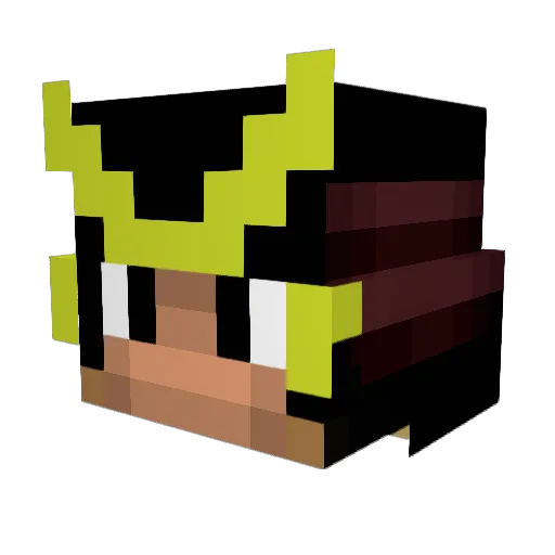LIHITO Minecraft avatar head, 3D render