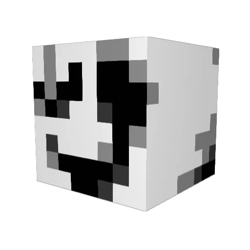 LIKETHESTAR Minecraft avatar head, 3D render