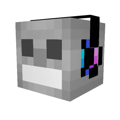 LIKVIN Minecraft avatar head, 3D render
