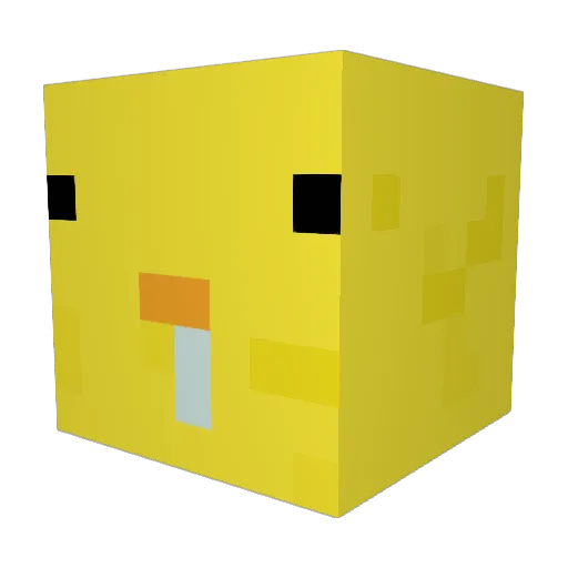LILBOI8448 Minecraft avatar head, 3D render