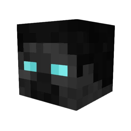 LILLOOE Minecraft avatar head, 3D render