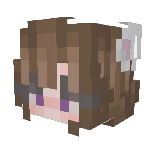 LILLYMAY29 Minecraft avatar head, 3D render