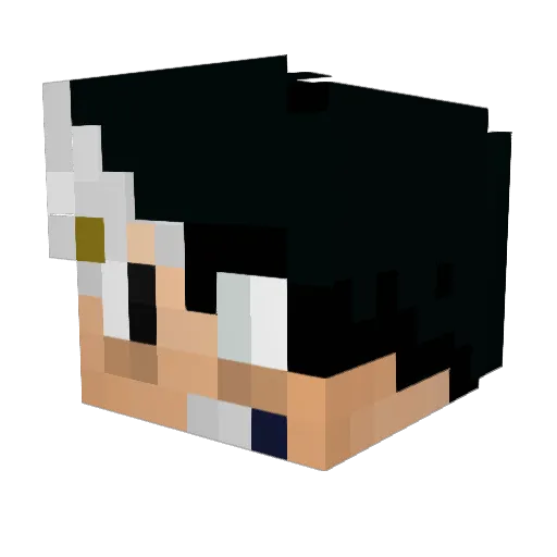 LILXOPEPIN Minecraft avatar head, 3D render