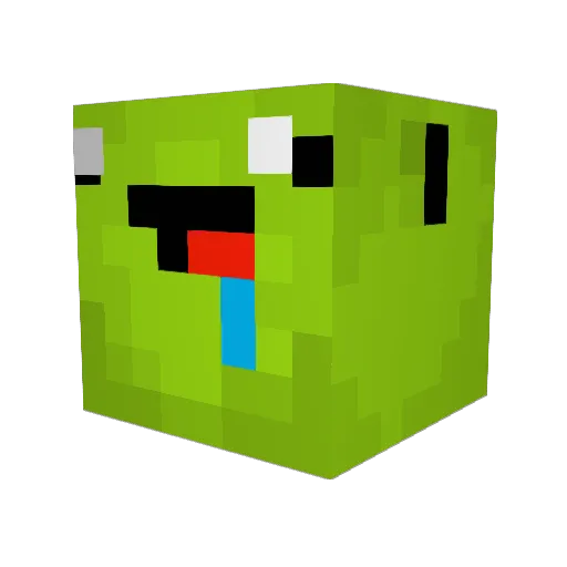 LIL_PEN1S Minecraft avatar head, 3D render