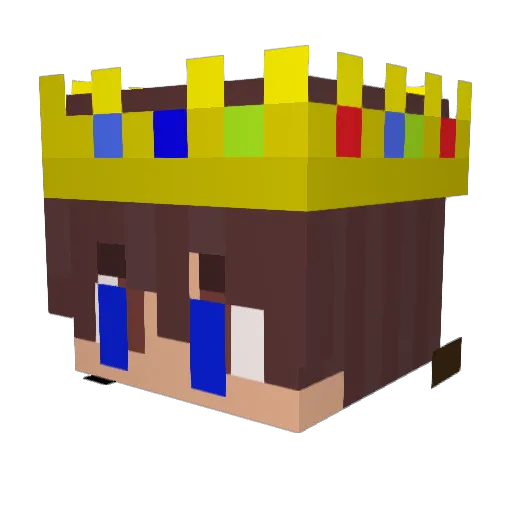 LIL_Warclaw Minecraft avatar head, 3D render
