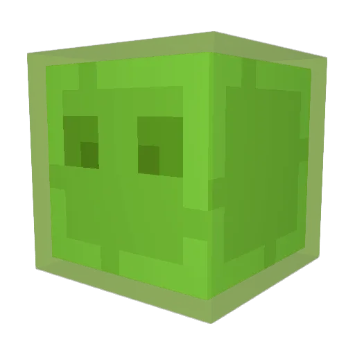 LIME_Guck Minecraft avatar head, 3D render