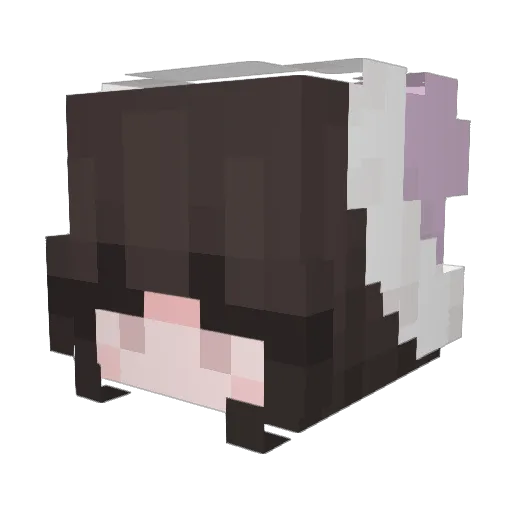 LIMElz Minecraft avatar head, 3D render