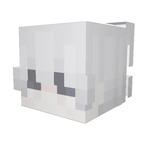 LIMOmoen Minecraft avatar head, 3D render