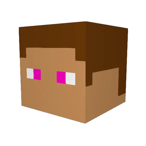 LINCOLN_IS_COOL Minecraft avatar head, 3D render