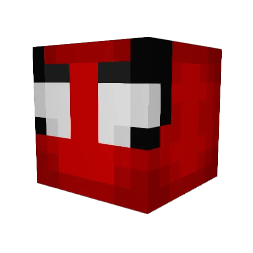 LINDELAD12 Minecraft avatar head, 3D render