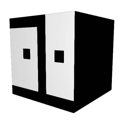 LINGYI001 Minecraft avatar head, 3D render