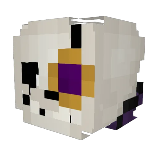 LINK2ChaoZ Minecraft avatar head, 3D render