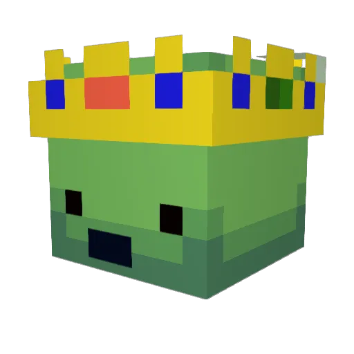 LINKARB Minecraft avatar head, 3D render