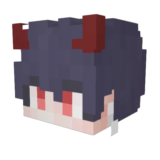 LINOID_ Minecraft avatar head, 3D render