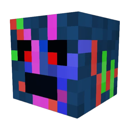 LINUSBOSS Minecraft avatar head, 3D render