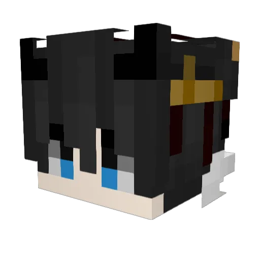 LION9987 Minecraft avatar head, 3D render