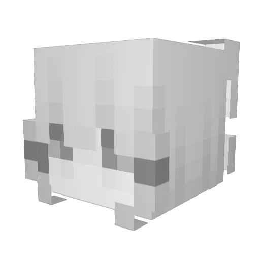 LISA5690 Minecraft avatar head, 3D render