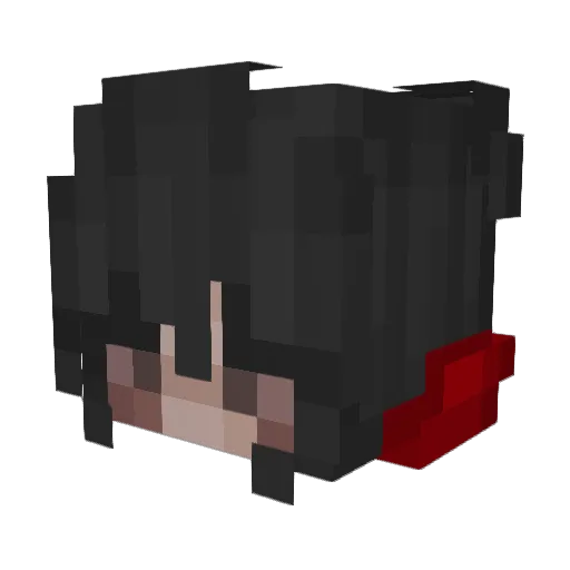 LISALASER Minecraft avatar head, 3D render