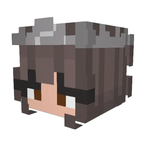 LISAPIZZA101 Minecraft avatar head, 3D render