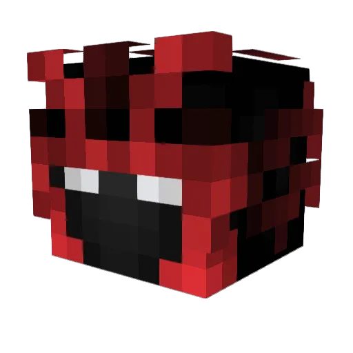 LITFAMY Minecraft avatar head, 3D render