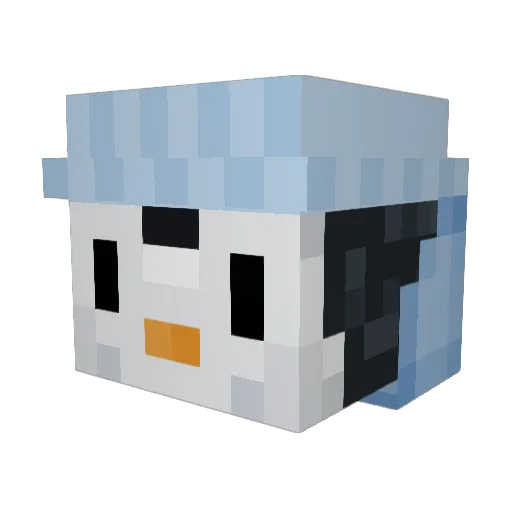 LITTLEHULK23 Minecraft avatar head, 3D render