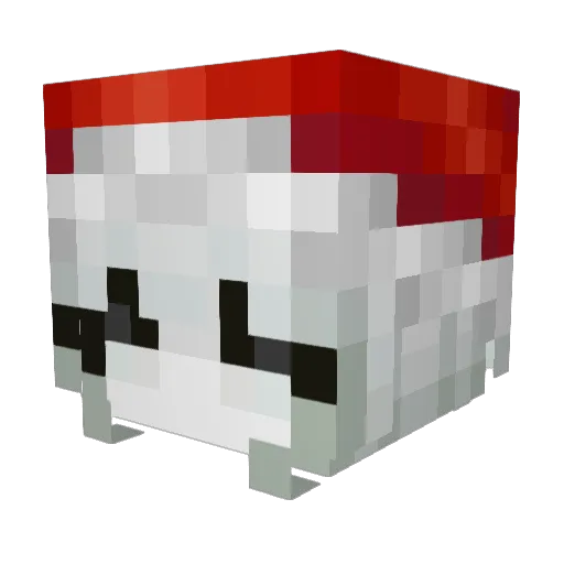 LITTLE_KITTY_ Minecraft avatar head, 3D render
