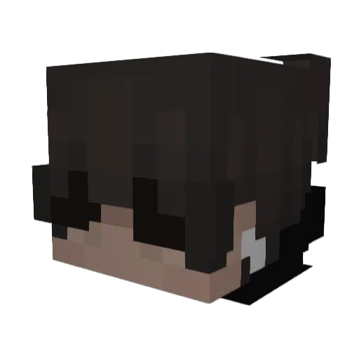 LIXG3R Minecraft avatar head, 3D render