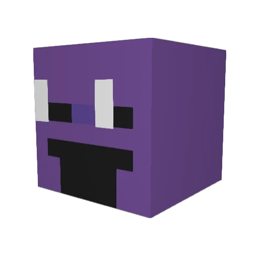 LIZERZZ Minecraft avatar head, 3D render