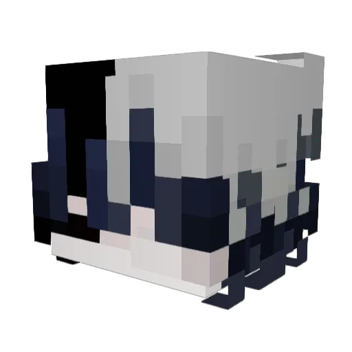 LIZIHI Minecraft avatar head, 3D render