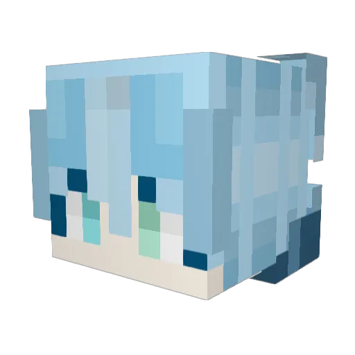 LIr0v0 Minecraft avatar head, 3D render