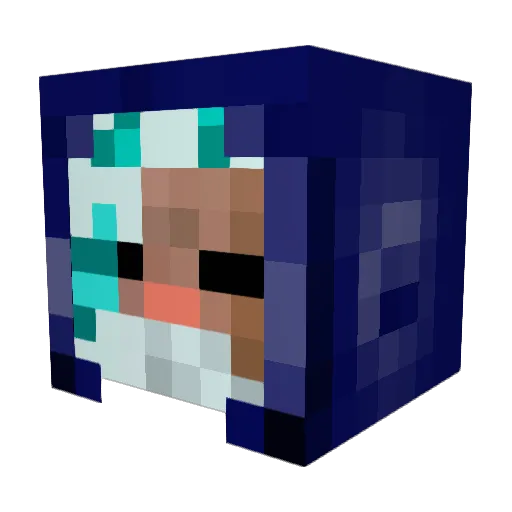 LJJ1991 Minecraft avatar head, 3D render