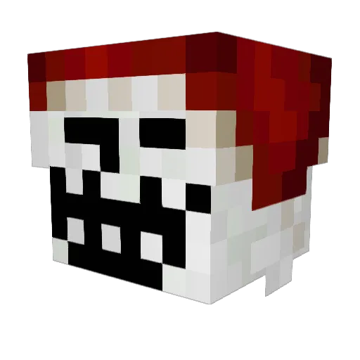 LJKGAMING Minecraft avatar head, 3D render