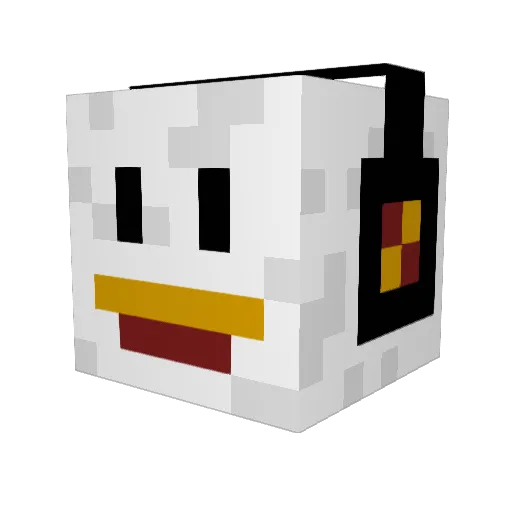 LJKraft Minecraft avatar head, 3D render