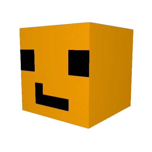 LJL0310 Minecraft avatar head, 3D render