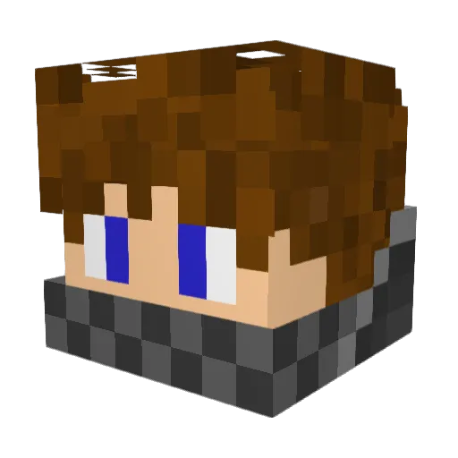 LJSGamingHD Minecraft avatar head, 3D render